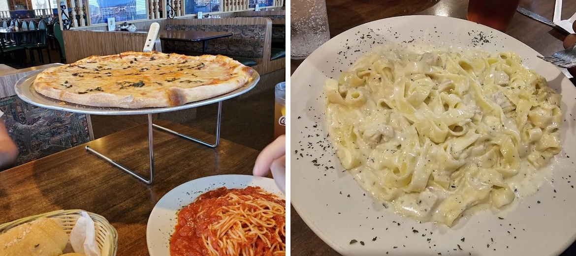 Roma's Restaurant Menu