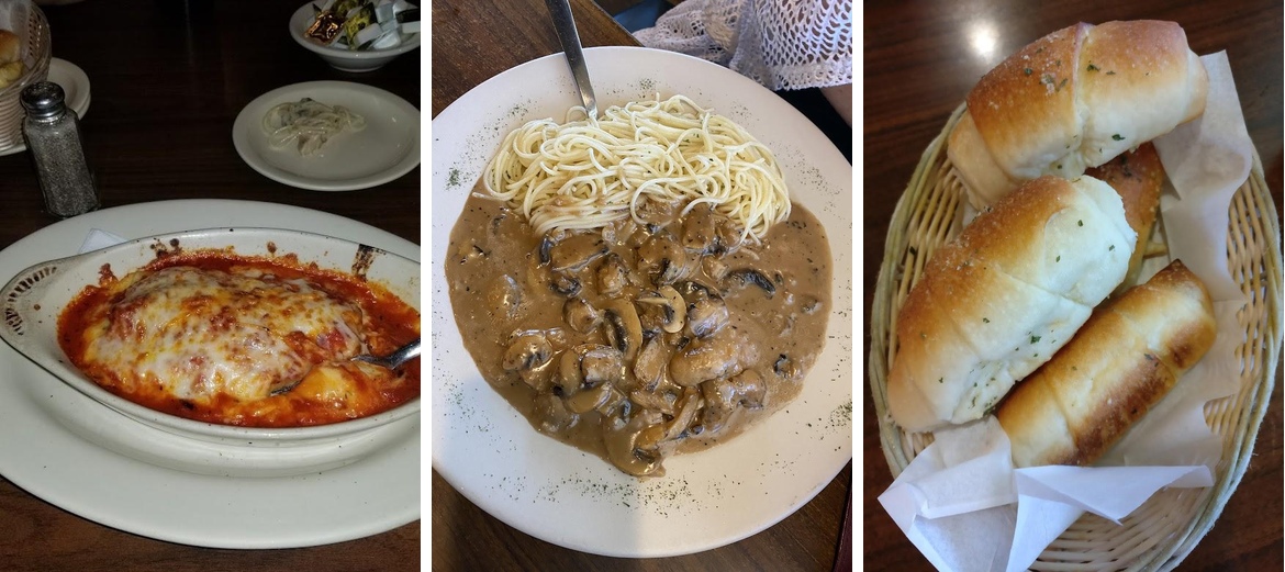 Roma's Restaurant Menu